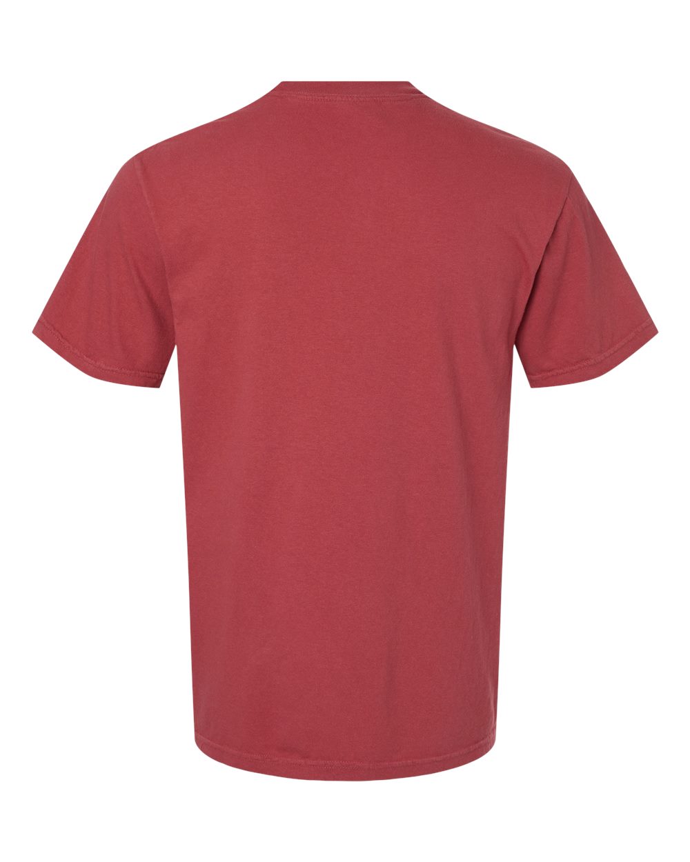 Garment-Dyed Heavyweight T-Shirt - Back - B00708703 - Chili