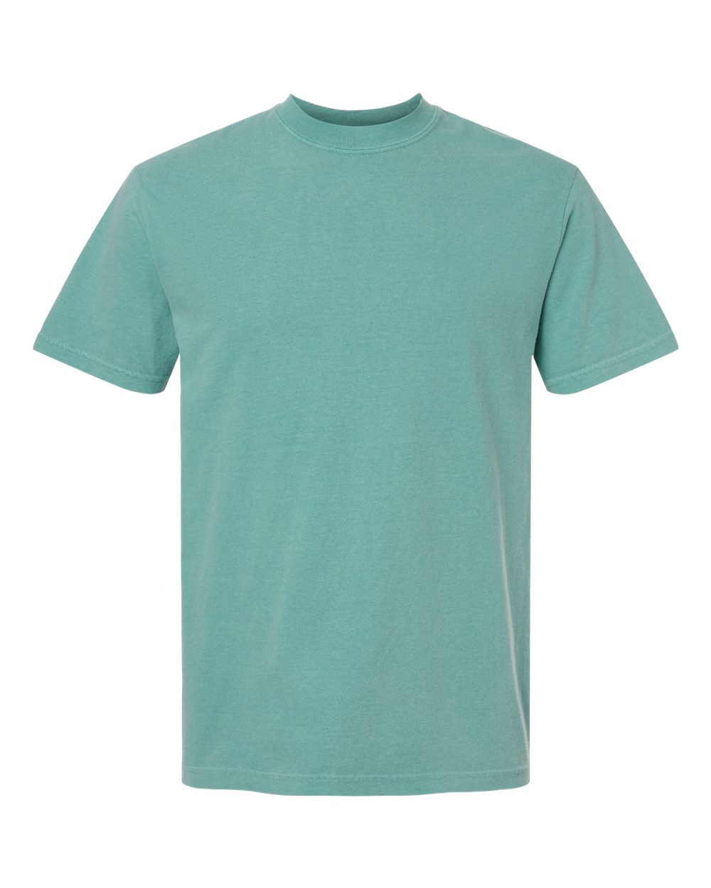 Garment-Dyed Heavyweight T-Shirt - Front - B00708053 - Seafoam
