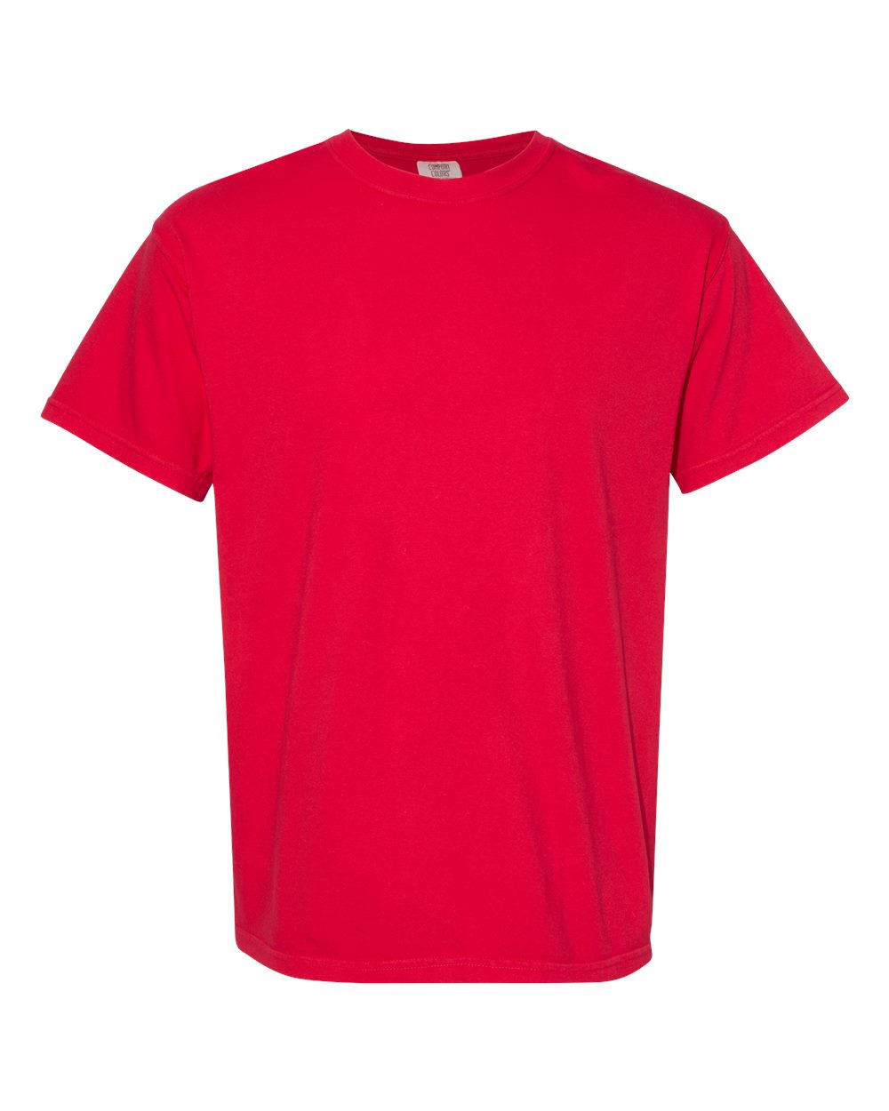Garment-Dyed Heavyweight T-Shirt - Front - B00708073 - Red