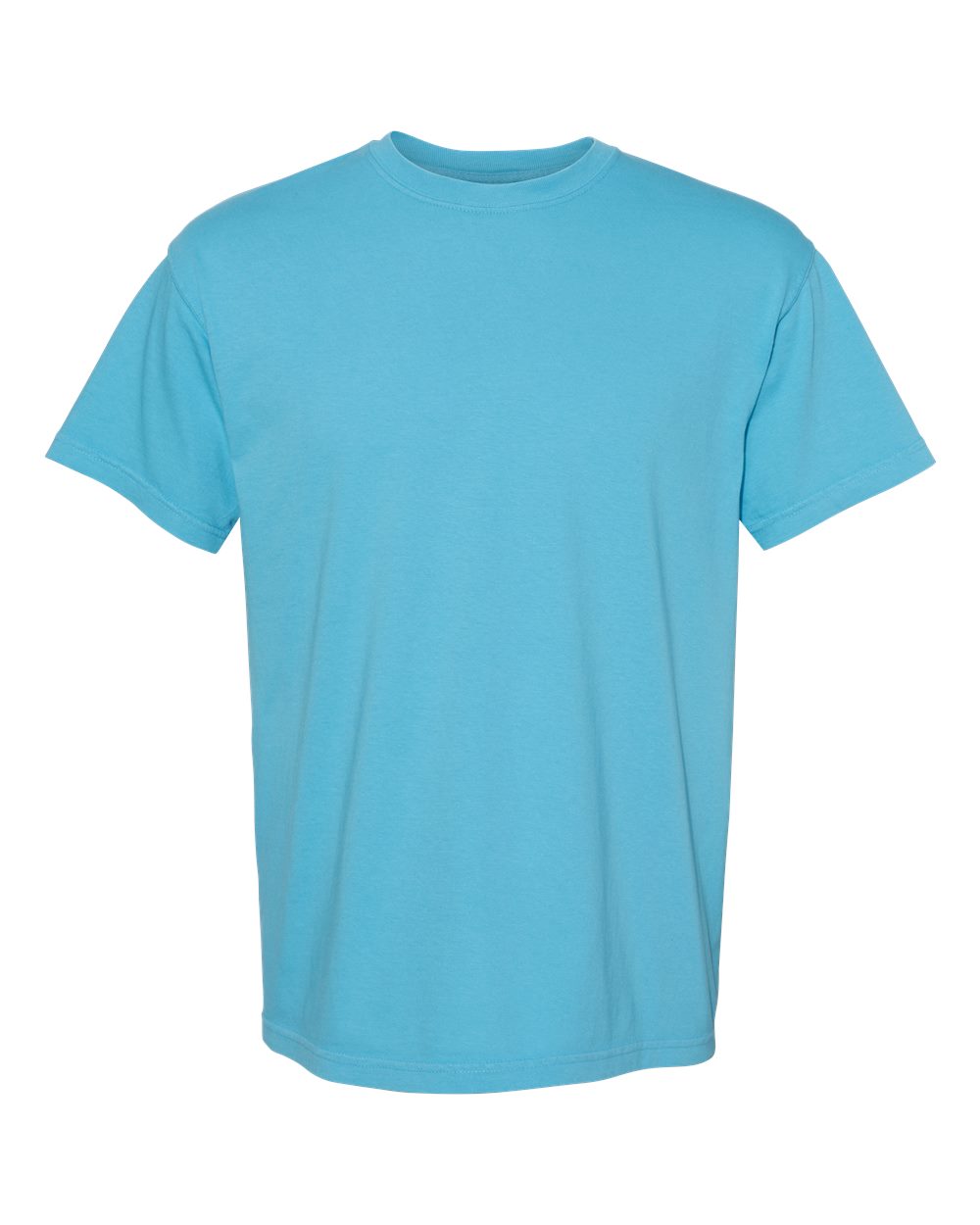 Garment-Dyed Heavyweight T-Shirt - Front - B00708893 - Sapphire