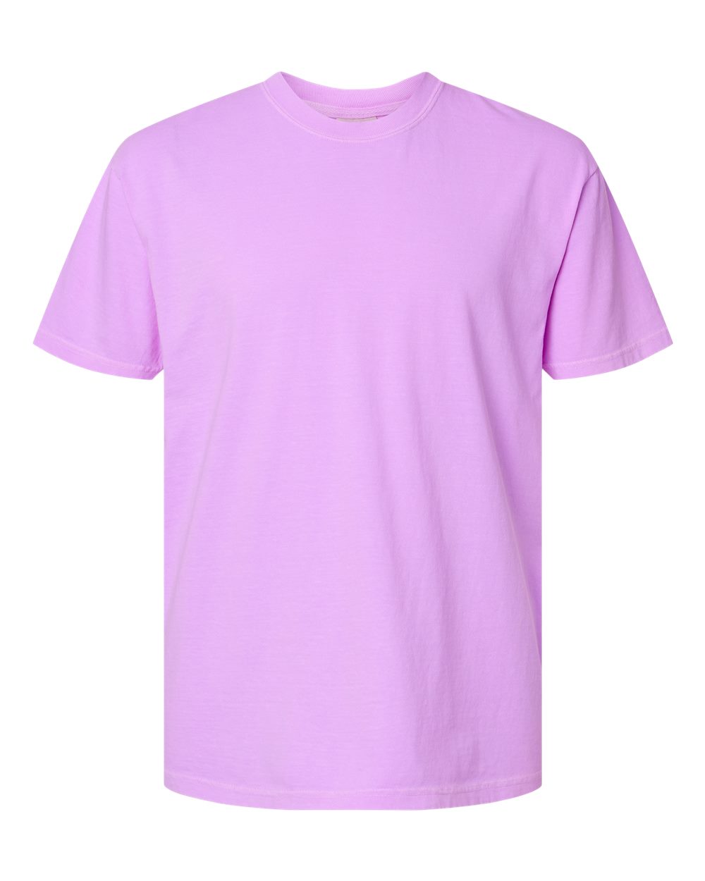 Garment-Dyed Heavyweight T-Shirt - Front - B00708923 - Neon Violet