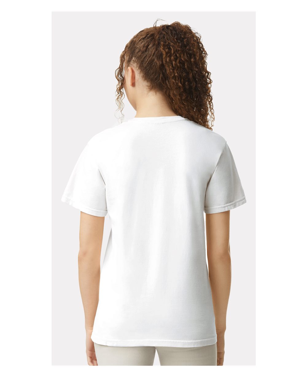 Garment-Dyed Heavyweight T-Shirt - OnModelBack - B00708003 - White