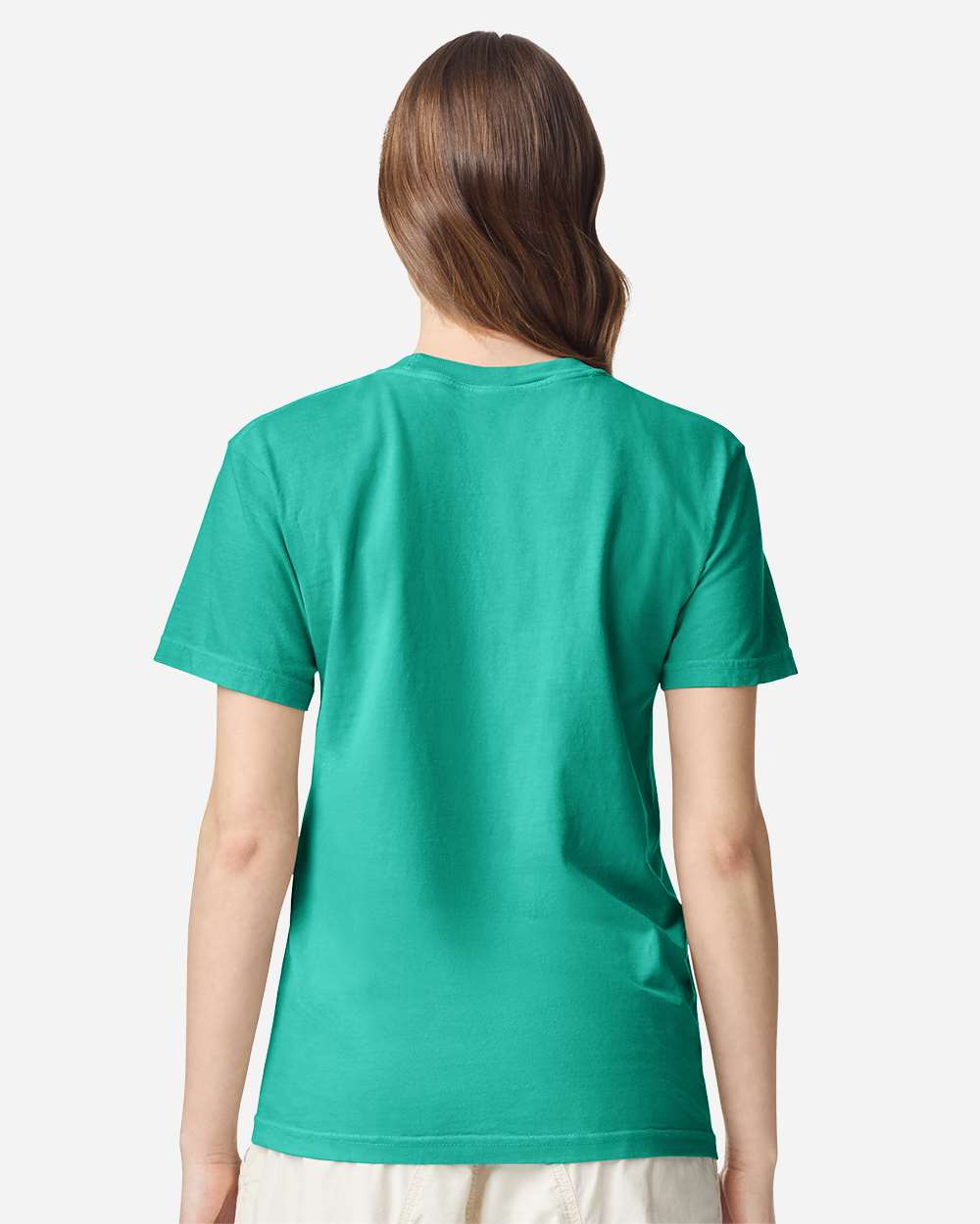 Garment-Dyed Heavyweight T-Shirt - OnModelBack - B00708023 - Island Green