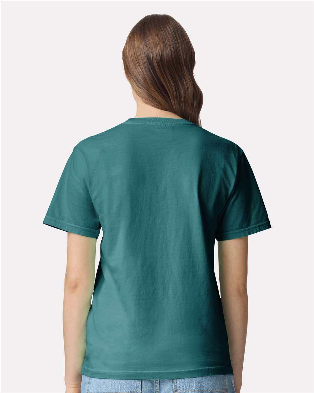 Garment-Dyed Heavyweight T-Shirt - OnModelBack - B00708053 - Seafoam