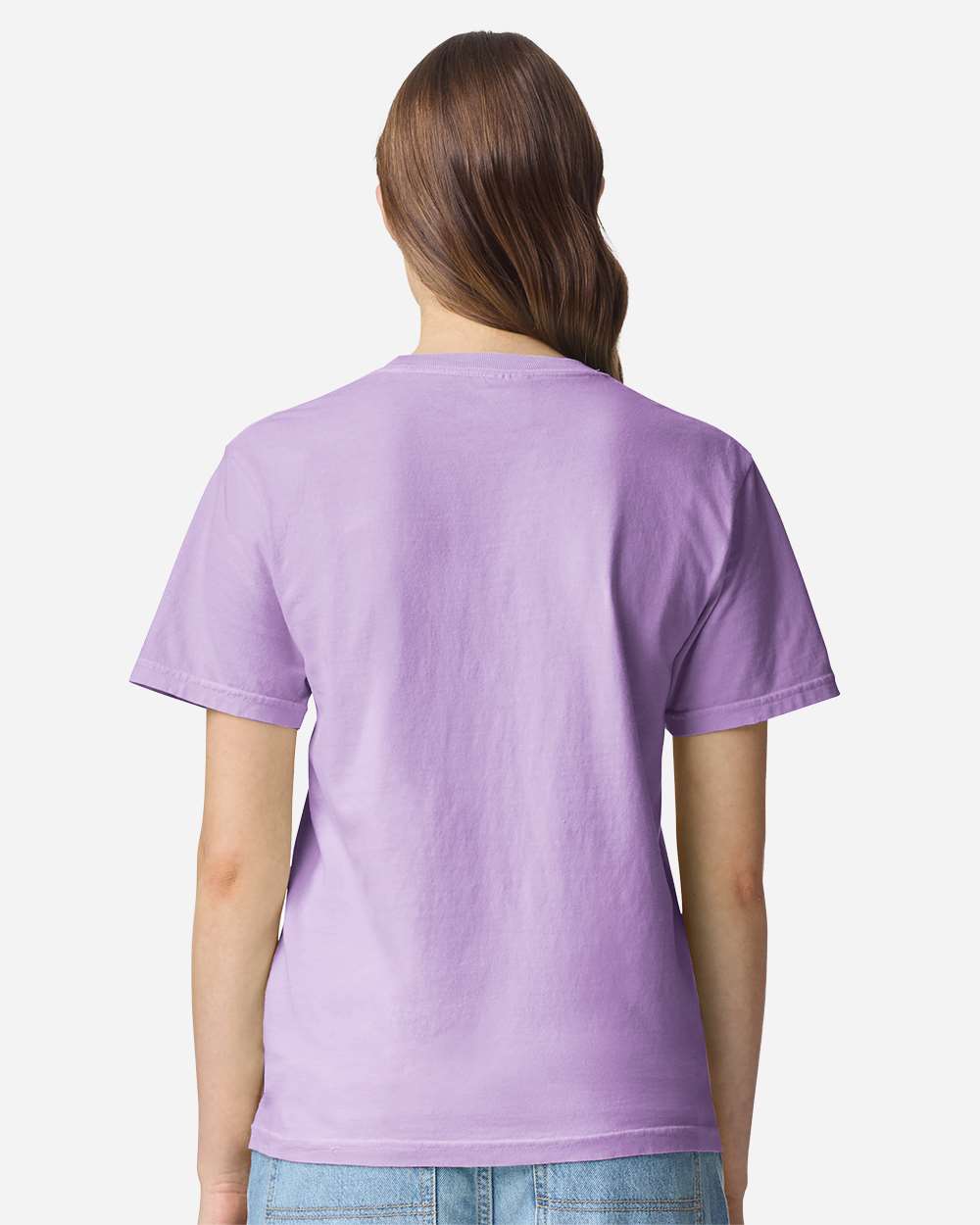Garment-Dyed Heavyweight T-Shirt - OnModelBack - B00708213 - Orchid