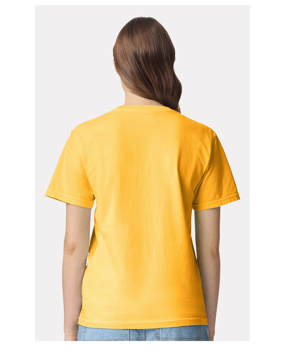 Garment-Dyed Heavyweight T-Shirt - OnModelBack - B00708403 - Citrus