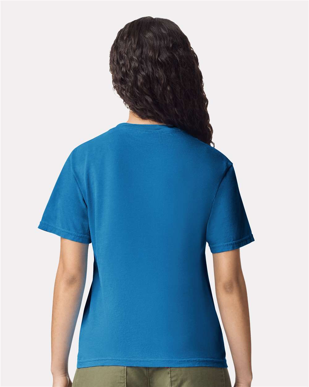 Garment-Dyed Heavyweight T-Shirt - OnModelBack - B00708973 - Royal Caribe