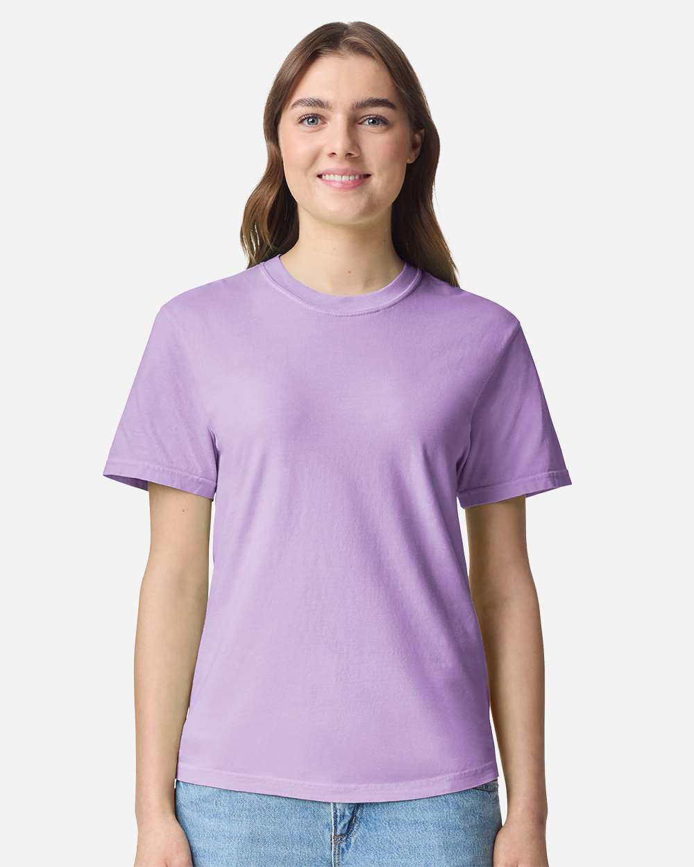 Garment-Dyed Heavyweight T-Shirt - OnModelFront - B00708213 - Orchid