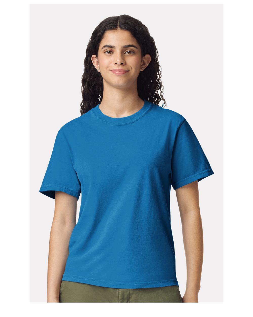 Garment-Dyed Heavyweight T-Shirt - OnModelFront - B00708973 - Royal Caribe