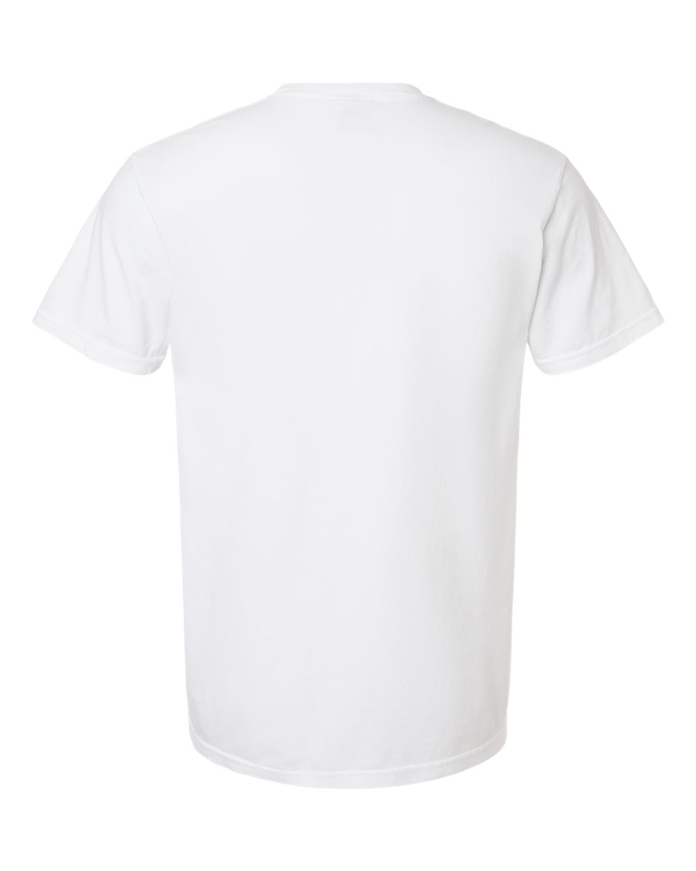 Garment-Dyed Heavyweight Pocket T-Shirt - Back - B08508003 - White