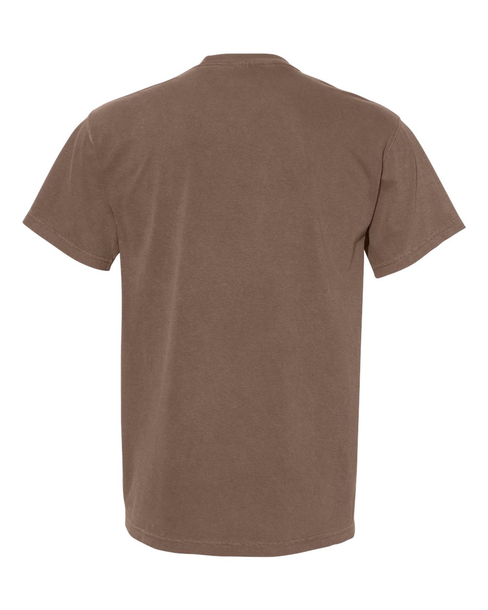 Garment-Dyed Heavyweight Pocket T-Shirt - Back - B08508033 - Espresso