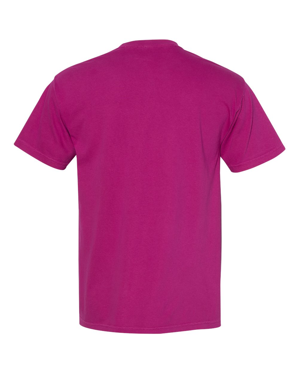 Garment-Dyed Heavyweight Pocket T-Shirt - Back - B08508068 - Boysenberry