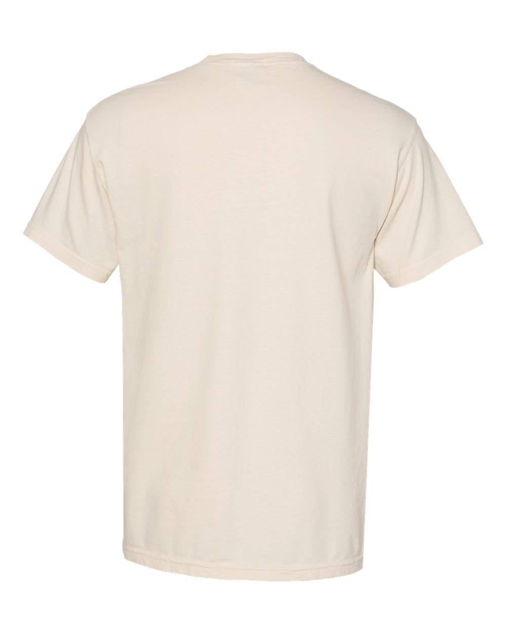 Garment-Dyed Heavyweight Pocket T-Shirt - Back - B08508243 - Ivory