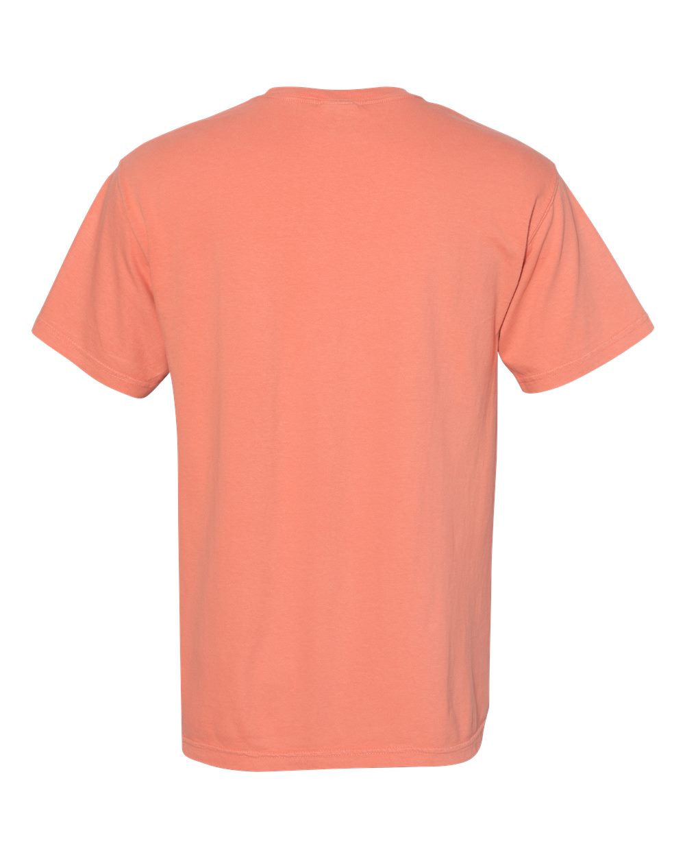 Garment-Dyed Heavyweight Pocket T-Shirt - Back - B08508363 - Terracotta