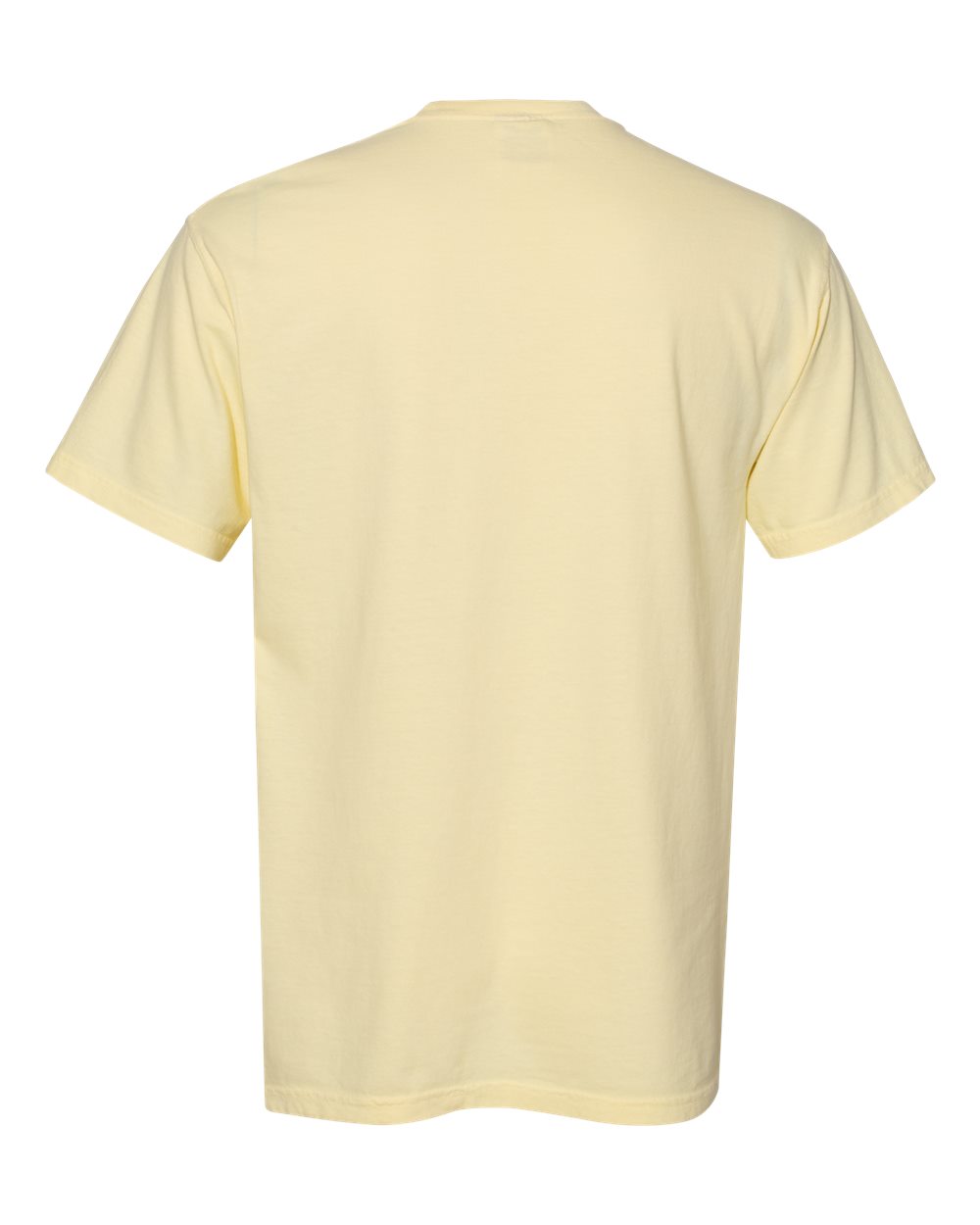 Garment-Dyed Heavyweight Pocket T-Shirt - Back - B08508433 - Banana