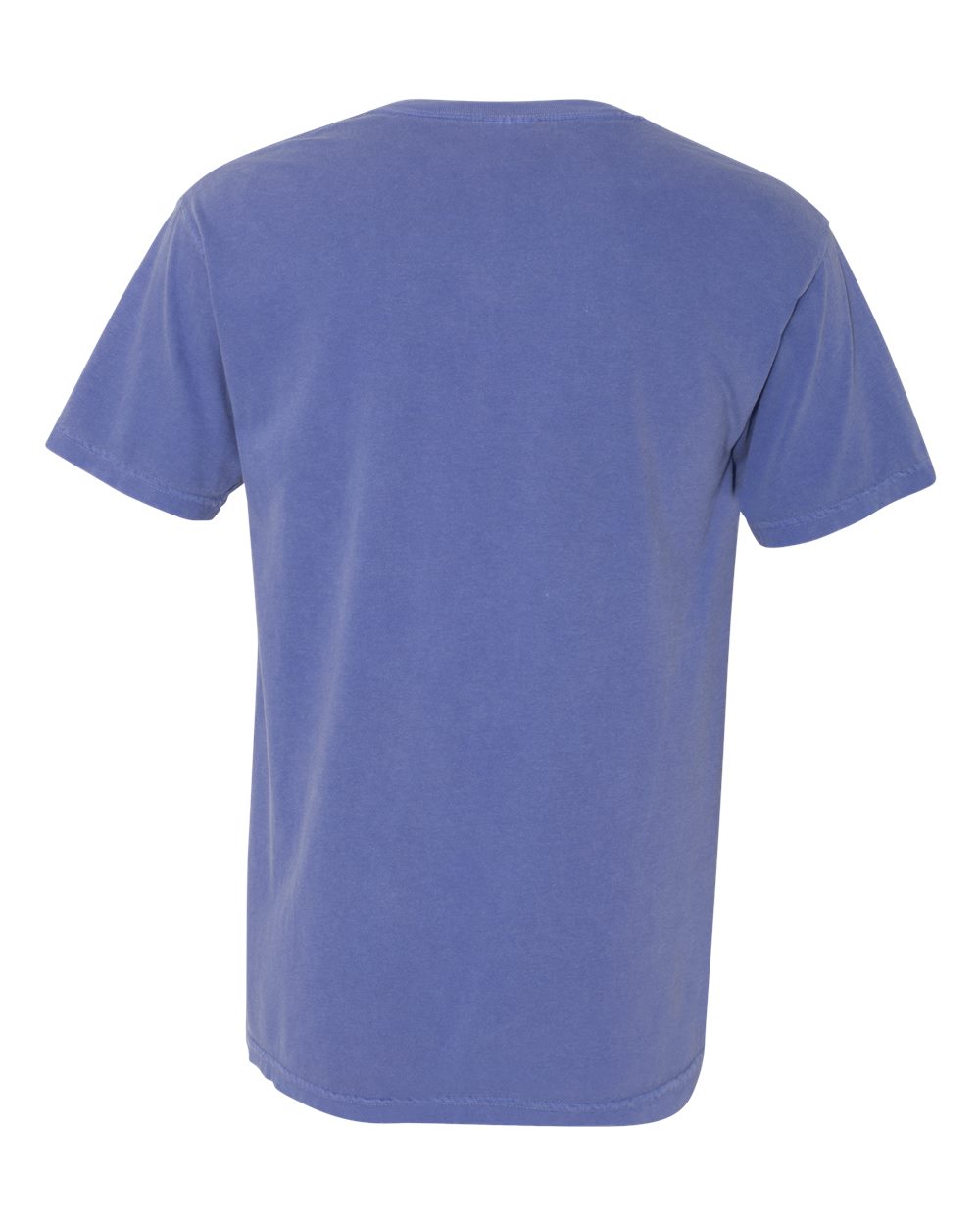 Garment-Dyed Heavyweight Pocket T-Shirt - Back - B08508453 - Periwinkle