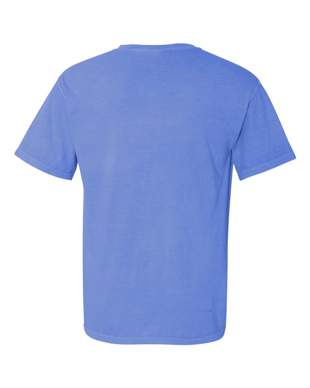 Garment-Dyed Heavyweight Pocket T-Shirt - Back - B08508483 - Flo Blue