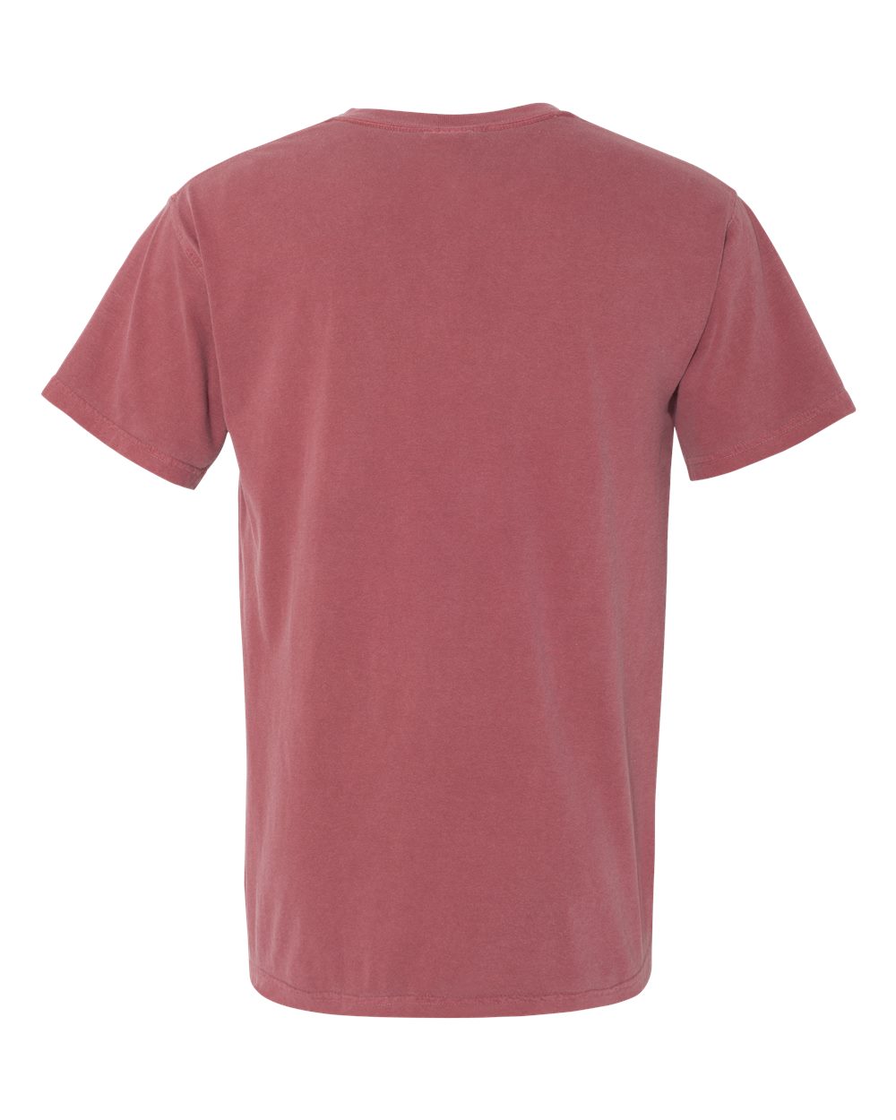Garment-Dyed Heavyweight Pocket T-Shirt - Back - B08508523 - Brick
