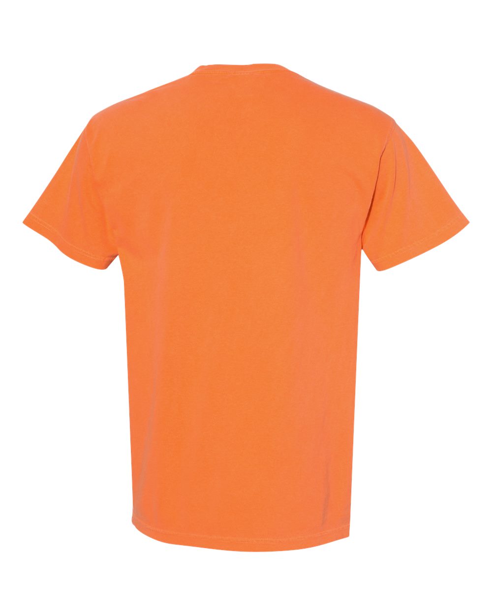 Garment-Dyed Heavyweight Pocket T-Shirt - Back - B08508663 - Burnt Orange