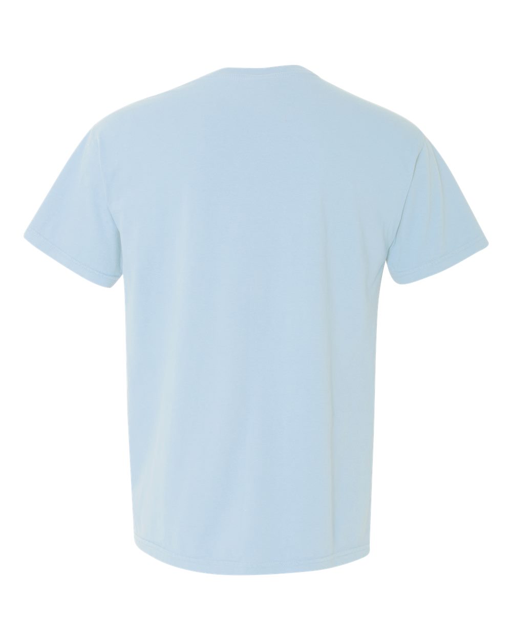 Garment-Dyed Heavyweight Pocket T-Shirt - Back - B08508683 - Chambray