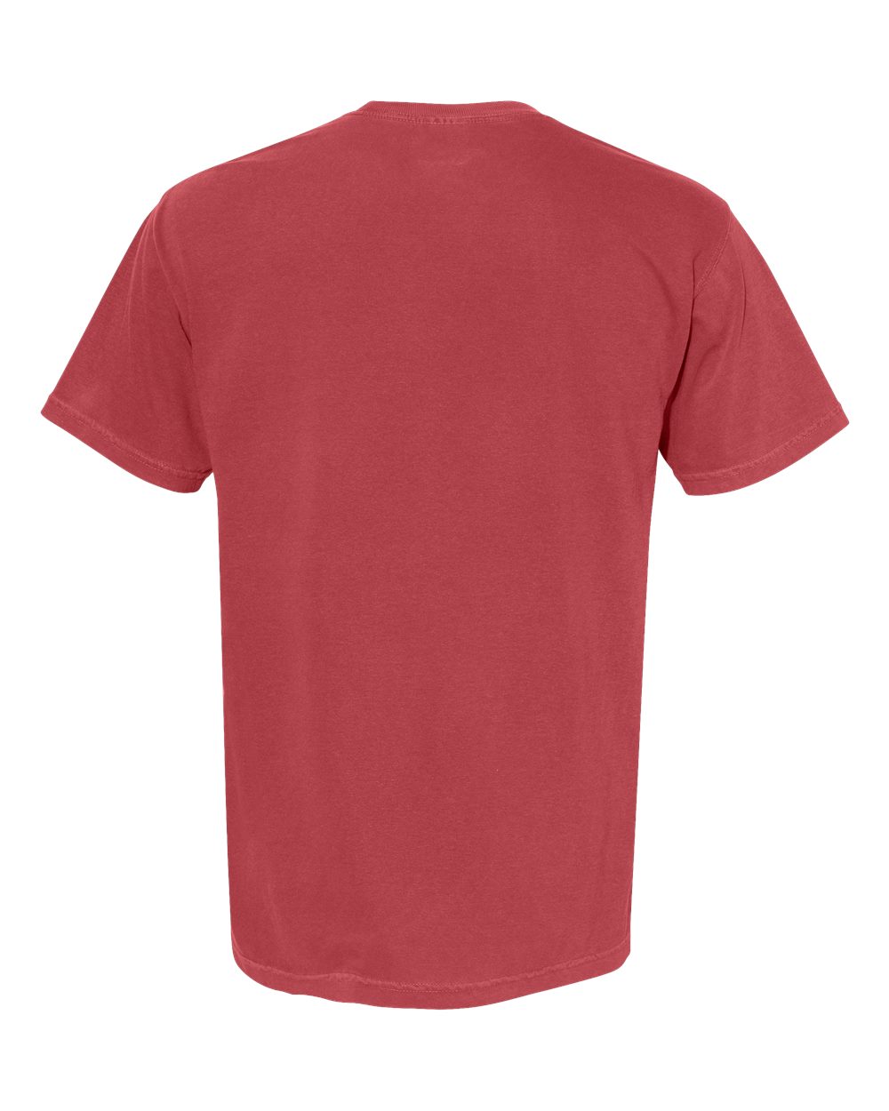 Garment-Dyed Heavyweight Pocket T-Shirt - Back - B08508703 - Chili