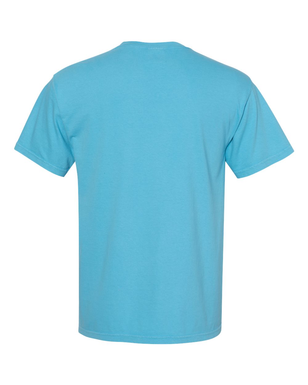 Garment-Dyed Heavyweight Pocket T-Shirt - Back - B08508743 - Sapphire