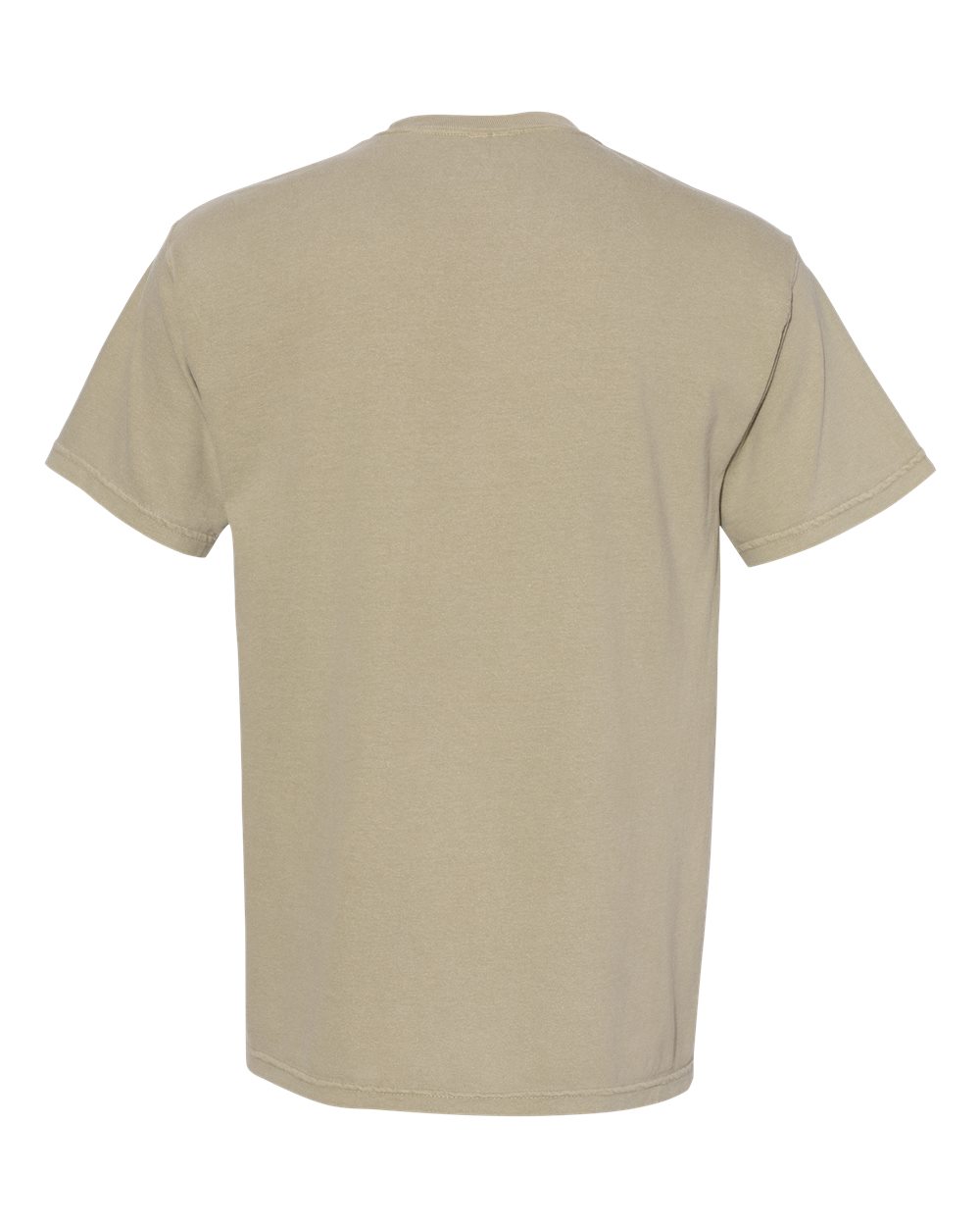 Garment-Dyed Heavyweight Pocket T-Shirt - Back - B08508773 - Khaki