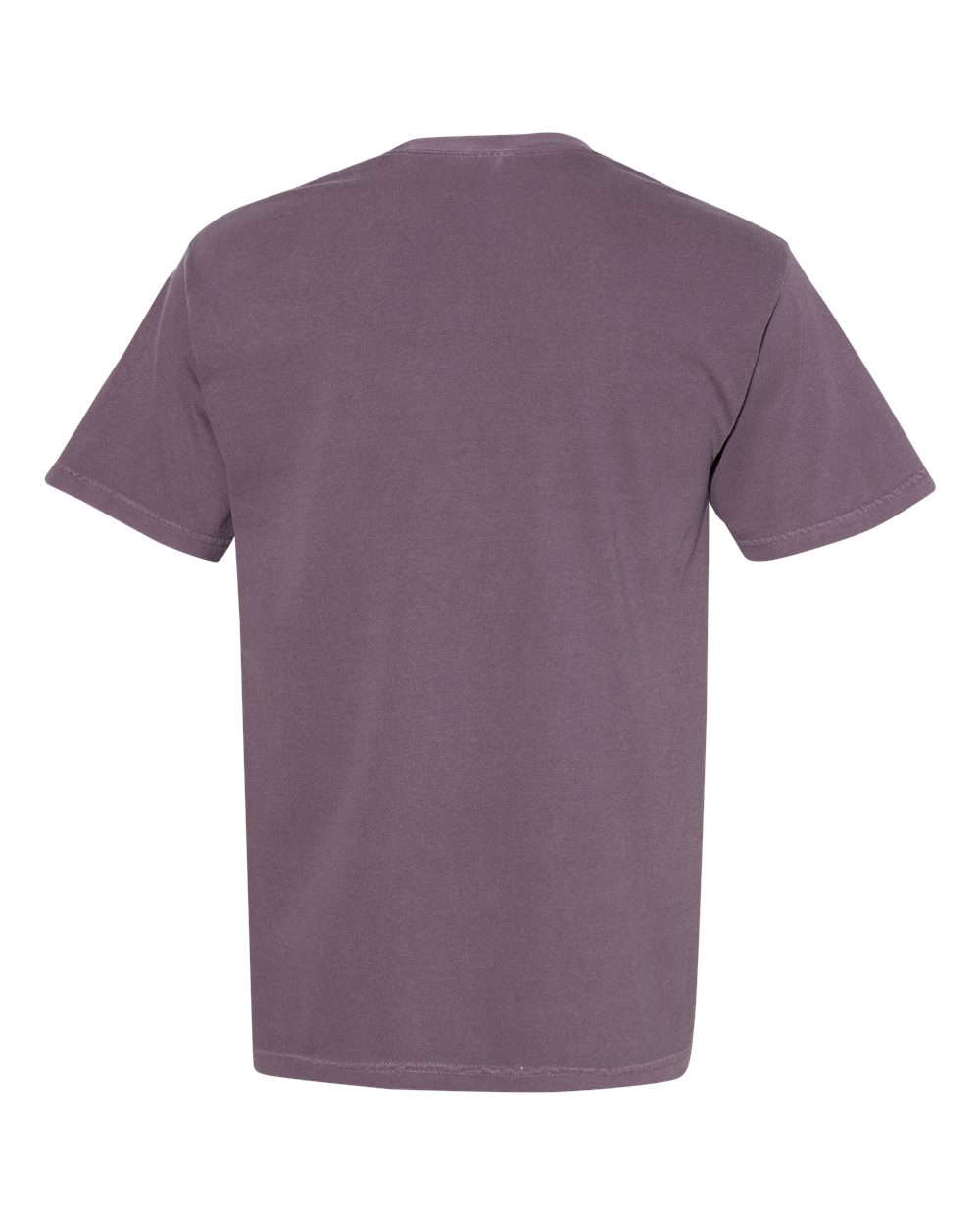 Garment-Dyed Heavyweight Pocket T-Shirt - Back - B08508873 - Wine