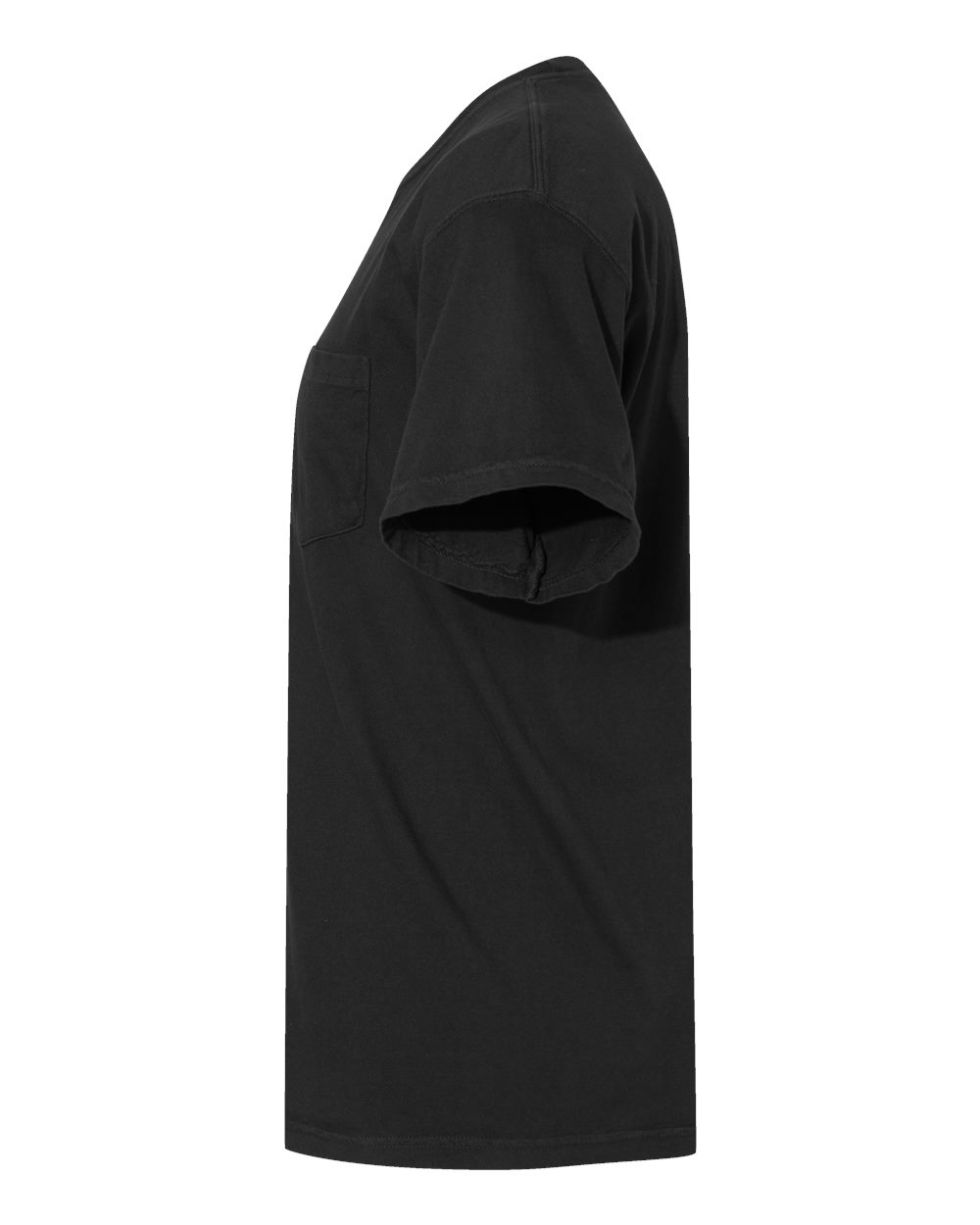 Garment-Dyed Heavyweight Pocket T-Shirt - DirectSide - B08508503 - Black