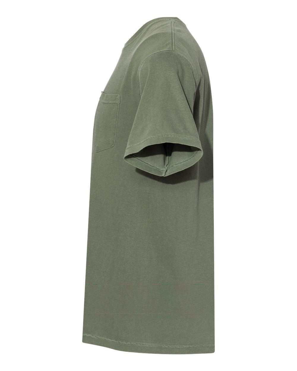 Garment-Dyed Heavyweight Pocket T-Shirt - DirectSide - B08508653 - Moss