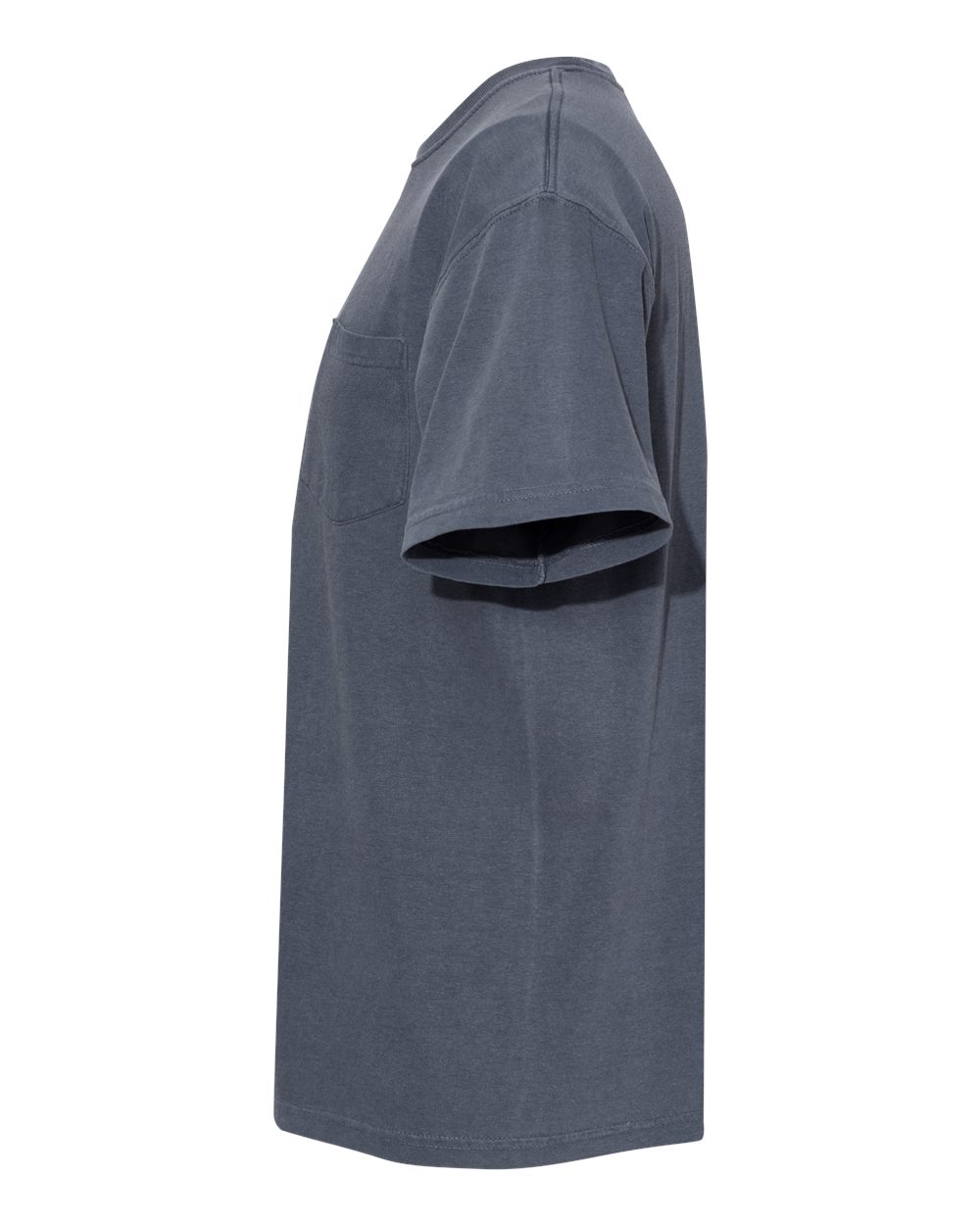 Garment-Dyed Heavyweight Pocket T-Shirt - DirectSide - B08508673 - Denim