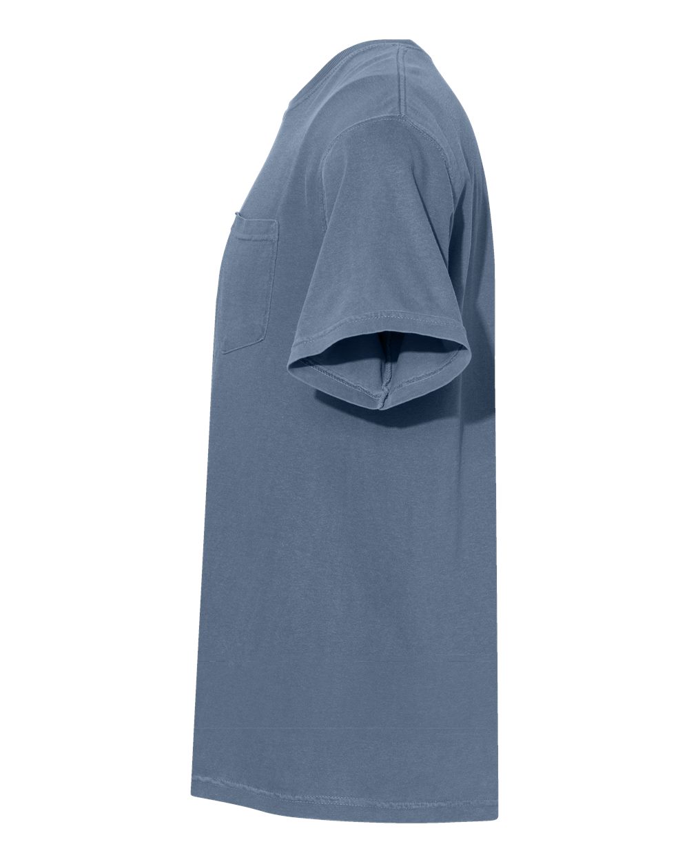 Garment-Dyed Heavyweight Pocket T-Shirt - DirectSide - B08508983 - Blue Jean