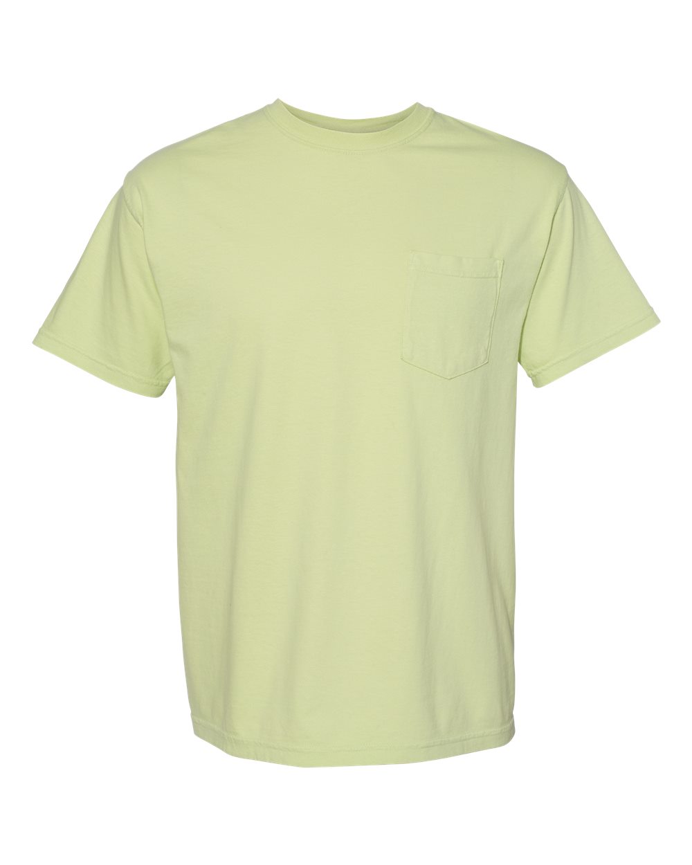 Garment-Dyed Heavyweight Pocket T-Shirt - Front - B08508083 - Celadon