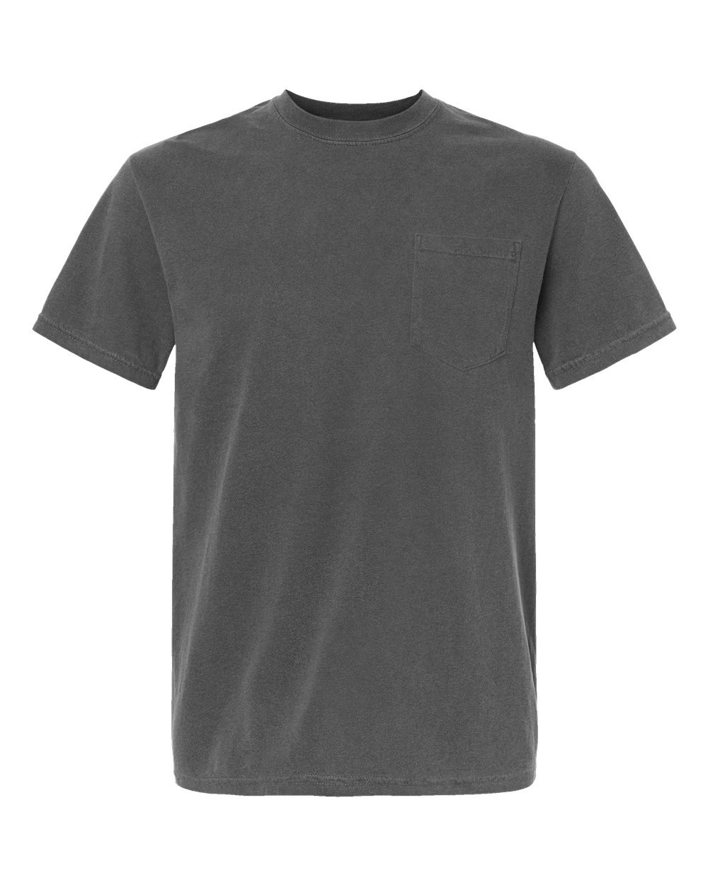 Garment-Dyed Heavyweight Pocket T-Shirt - Front - B08508103 - Pepper