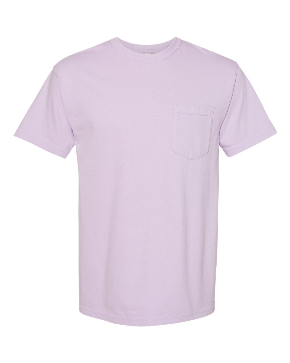 Garment-Dyed Heavyweight Pocket T-Shirt - Front - B08508213 - Orchid