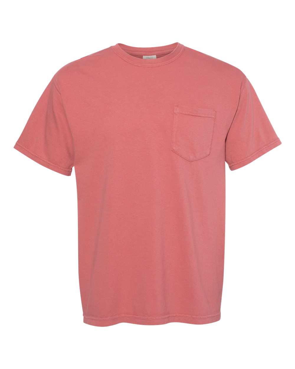 Garment-Dyed Heavyweight Pocket T-Shirt - Front - B08508323 - Cumin