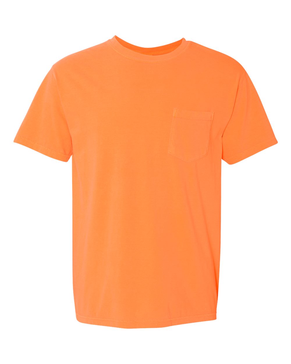 Garment-Dyed Heavyweight Pocket T-Shirt - Front - B08508333 - Melon