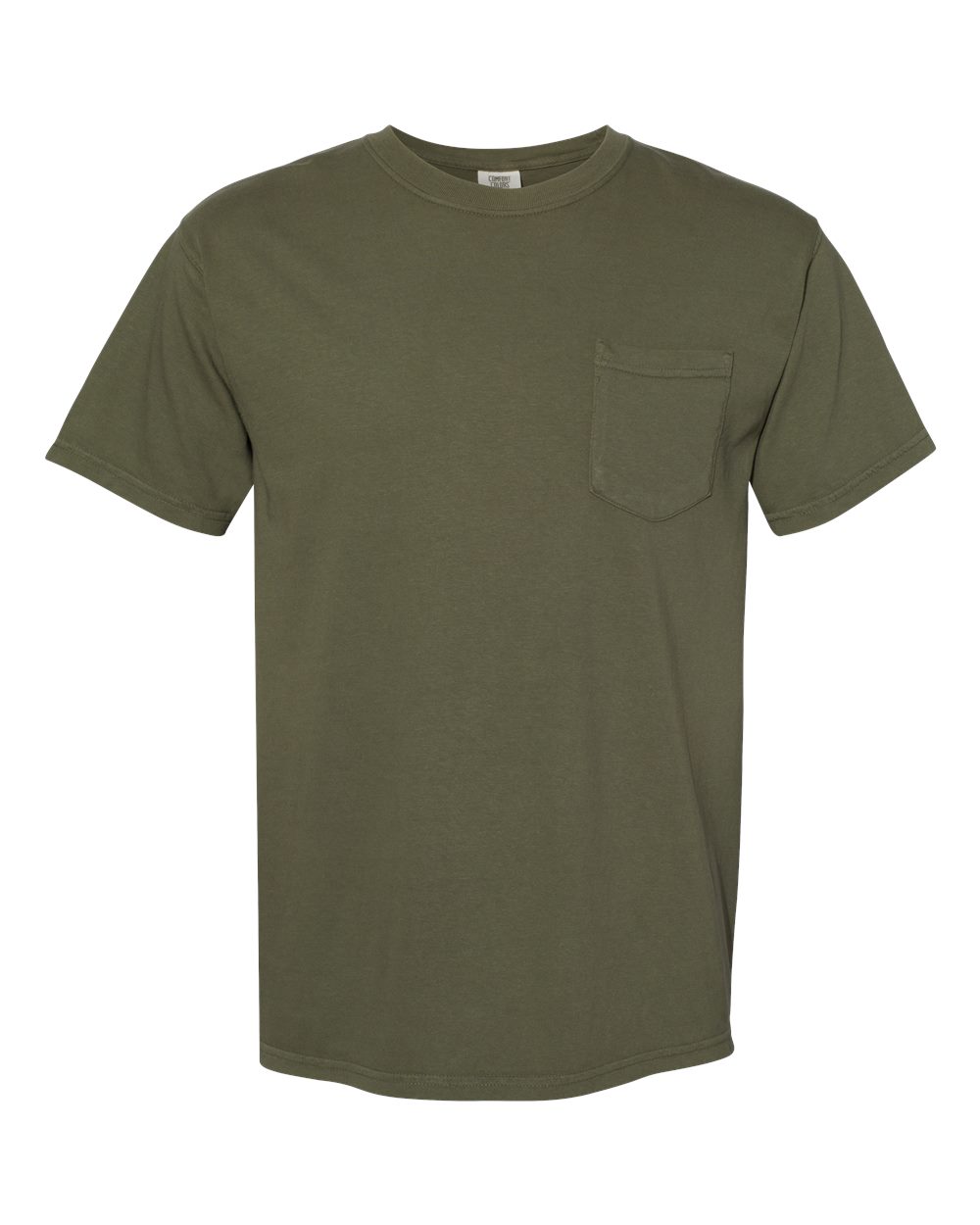 Garment-Dyed Heavyweight Pocket T-Shirt - Front - B08508383 - Sage