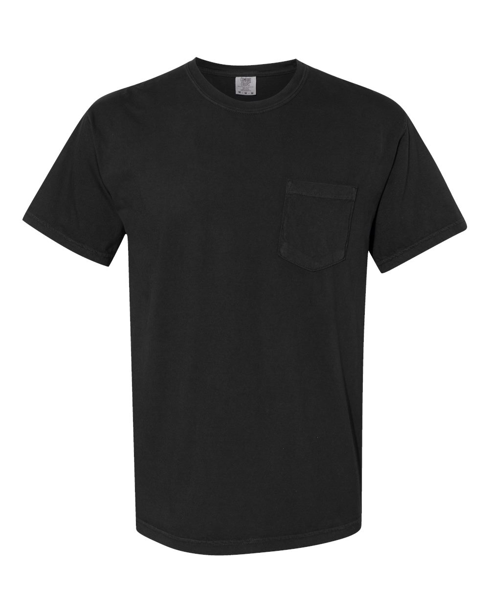 Garment-Dyed Heavyweight Pocket T-Shirt - Front - B08508503 - Black