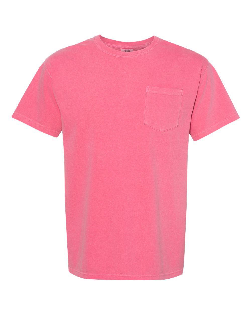 Garment-Dyed Heavyweight Pocket T-Shirt - Front - B08508533 - Crunchberry