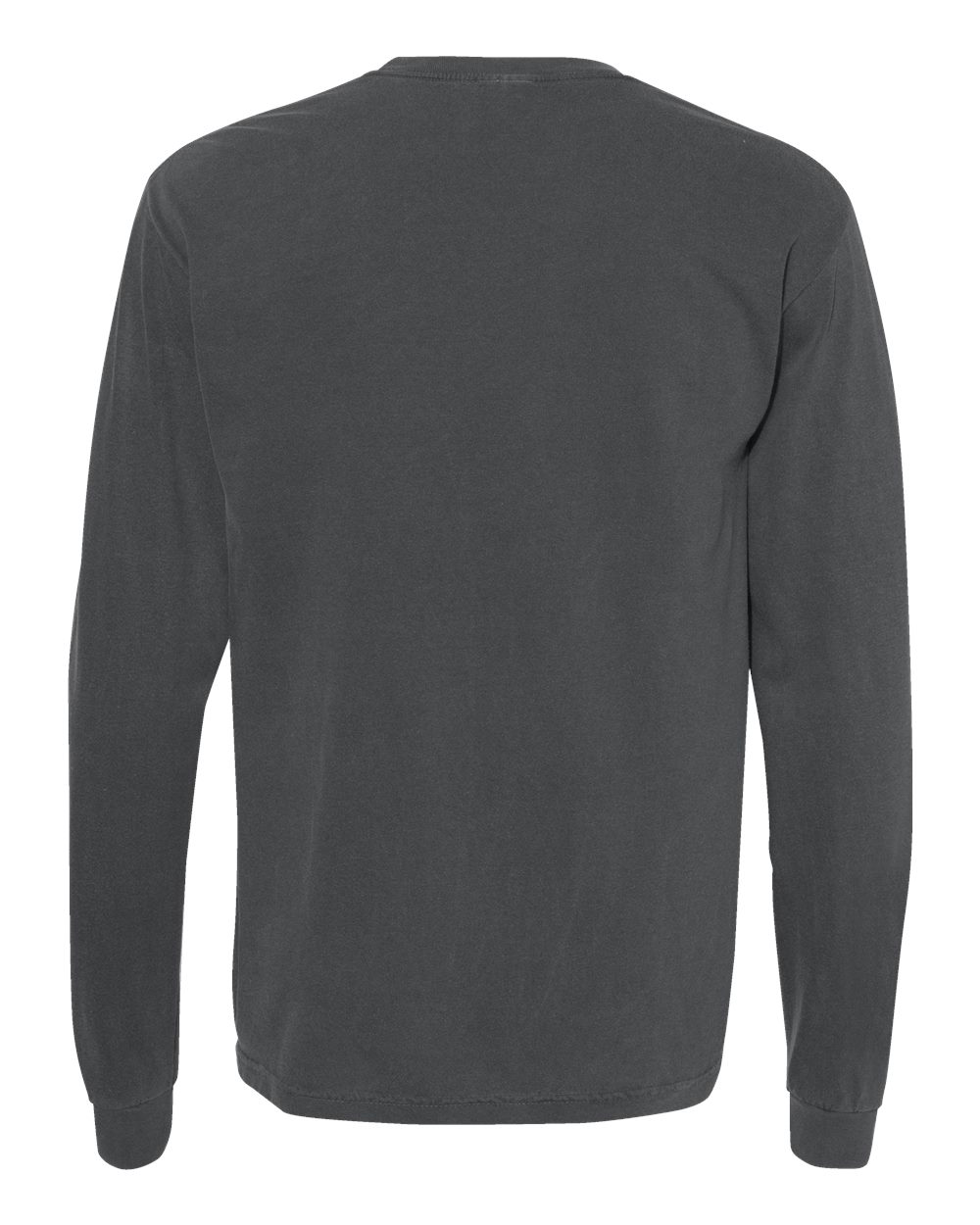 Garment-Dyed Heavyweight Long Sleeve T-Shirt - Back - B08108093 - Pepper