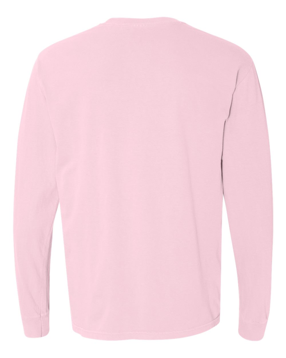 Garment-Dyed Heavyweight Long Sleeve T-Shirt - Back - B08108303 - Blossom