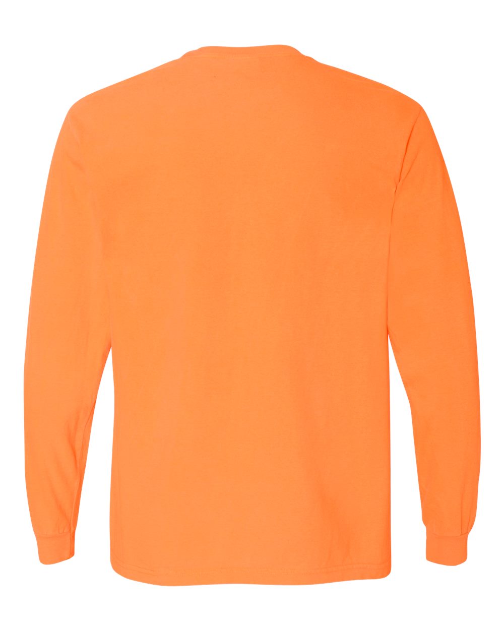 Garment-Dyed Heavyweight Long Sleeve T-Shirt - Back - B08108333 - Melon