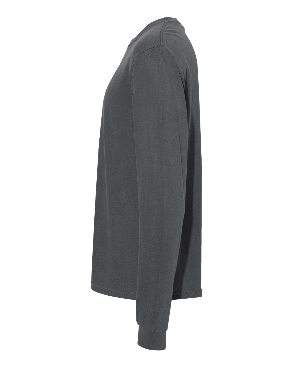 Garment-Dyed Heavyweight Long Sleeve T-Shirt - DirectSide - B08108093 - Pepper