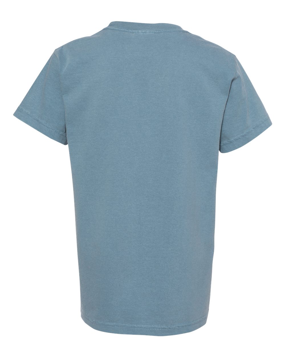Youth Garment-Dyed Heavyweight T-Shirt - Back - B31608372 - Ice Blue