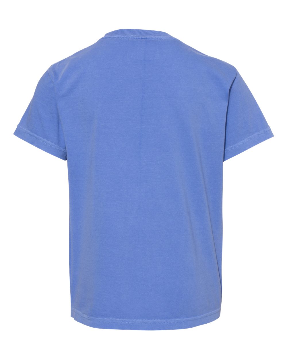 Youth Garment-Dyed Heavyweight T-Shirt - Back - B31608481 - Flo Blue