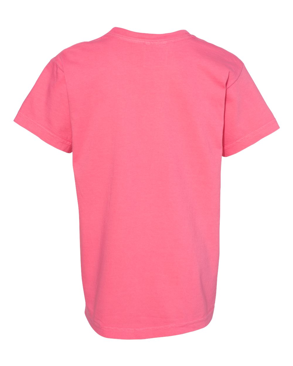 Youth Garment-Dyed Heavyweight T-Shirt - Back - B31608532 - Crunchberry
