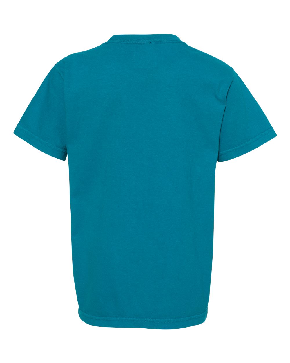 Youth Garment-Dyed Heavyweight T-Shirt - Back - B31608802 - Topaz Blue