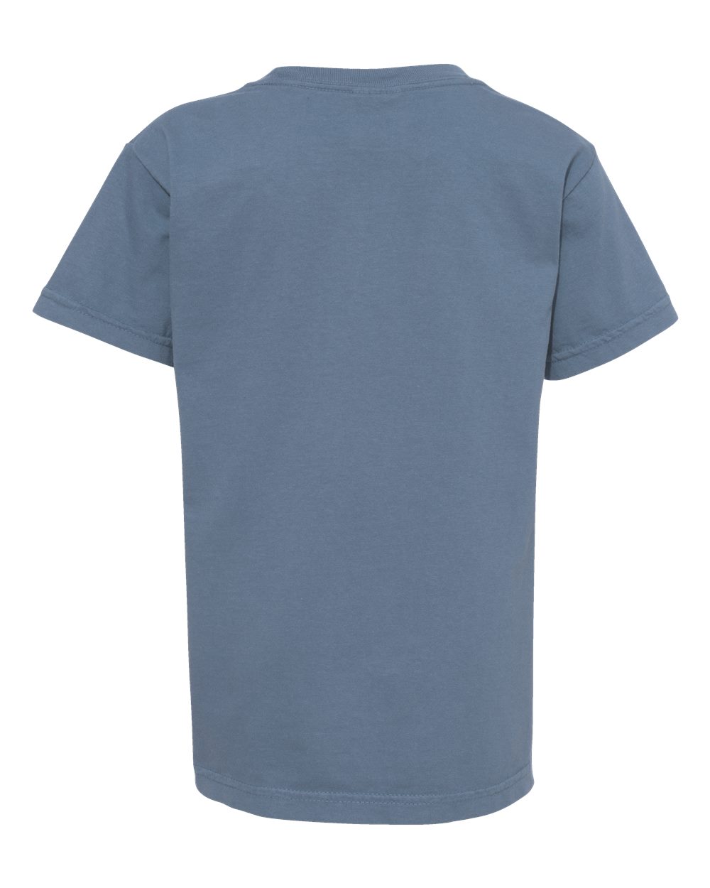 Youth Garment-Dyed Heavyweight T-Shirt - Back - B31608981 - Blue Jean