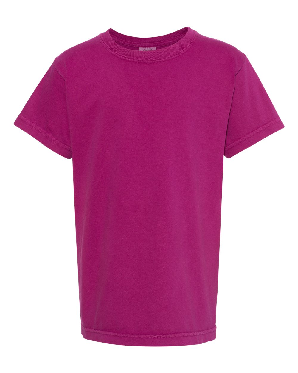 Youth Garment-Dyed Heavyweight T-Shirt - Front - B31608036 - Boysenberry